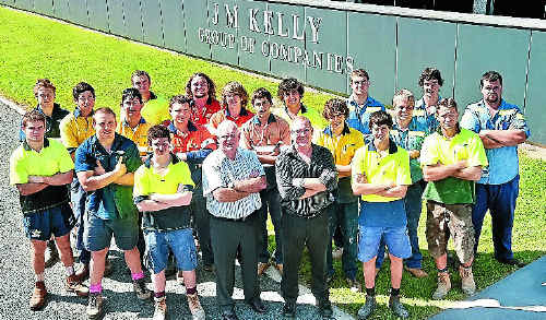 (Back to front, left to right) Matthew Ruckert, Jake Louis, Brent Williams, Thomas Brosnan, Craig O’Brien, James McLaughlan, Ben Harvey, Kilby Bills, Liam Farrell, Nick Millar, Gerard Byrne, John Mapes, Mitch Zornig, Sam Pasco, Liam Thurecht, Justin Thaw, Dominic Marrinan, Geoff Murphy, Bill Shaw, Riley Neaton and Dan Brady. (Back to front, left to right) Matthew Ruckert, Jake Louis, Brent Williams, Thomas Brosnan, Craig O’Brien, James McLaughlan, Ben Harvey, Kilby Bills, Liam Farrell, Nick Millar, Gerard Byrne, John Mapes, Mitch Zornig, Sam Pasco, Liam Thurecht, Justin Thaw, Dominic Marrinan, Geoff Murphy, Bill Shaw, Riley Neaton and Dan Brady.